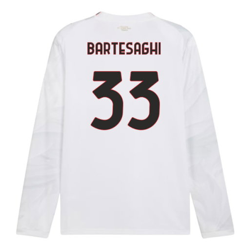 2026-2027 AC Milan Long Sleeve Away Shirt (Bartesaghi 33)