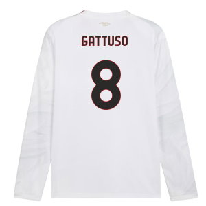 2026-2027 AC Milan Long Sleeve Away Shirt (Gattuso 8)