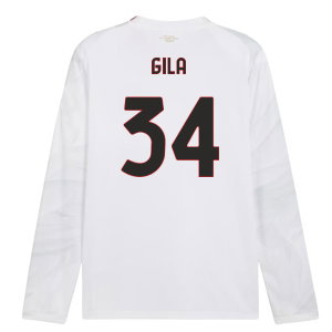 2026-2027 AC Milan Long Sleeve Away Shirt (Gila 34)