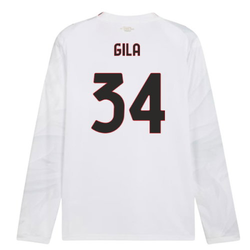 2026-2027 AC Milan Long Sleeve Away Shirt (Gila 34)