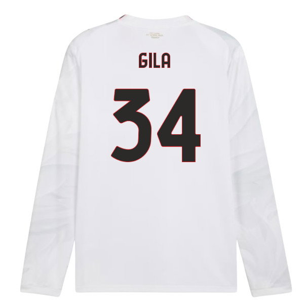 2026-2027 AC Milan Long Sleeve Away Shirt (Gila 34)