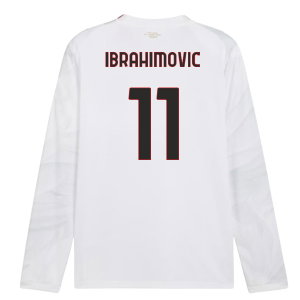 2026-2027 AC Milan Long Sleeve Away Shirt (Ibrahimovic 11)