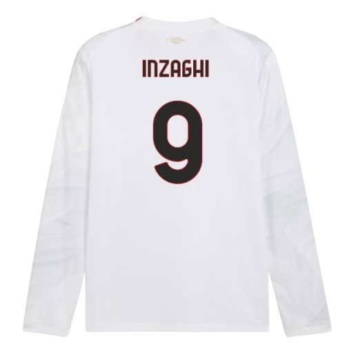 2026-2027 AC Milan Long Sleeve Away Shirt (Inzaghi 9)
