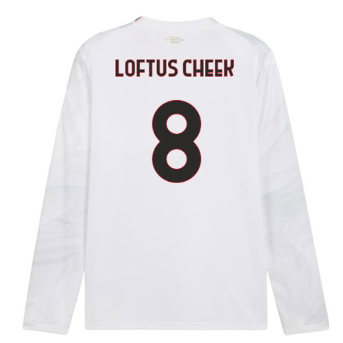 2026-2027 AC Milan Long Sleeve Away Shirt (Loftus Cheek 8)