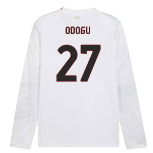 2026-2027 AC Milan Long Sleeve Away Shirt (Odogu 27)