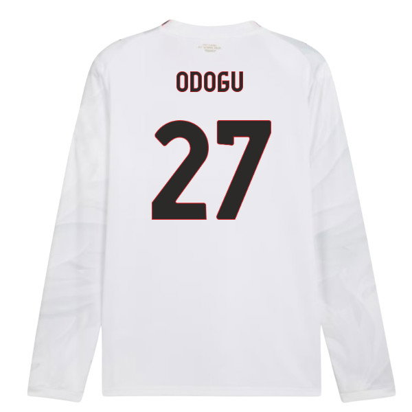 2026-2027 AC Milan Long Sleeve Away Shirt (Odogu 27)