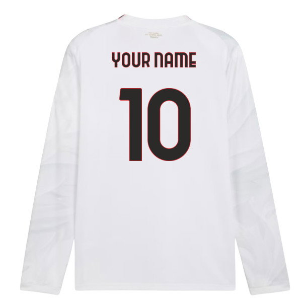 2026-2027 AC Milan Long Sleeve Away Shirt (Your Name)