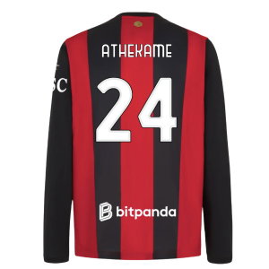 2026-2027 AC Milan Long Sleeve Home Shirt (Athekame 24)