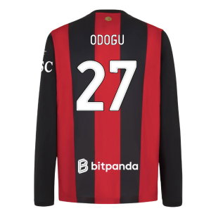 2026-2027 AC Milan Long Sleeve Home Shirt (Odogu 27)