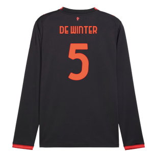 2026-2027 AC Milan Long Sleeve Third Shirt (De Winter 5)