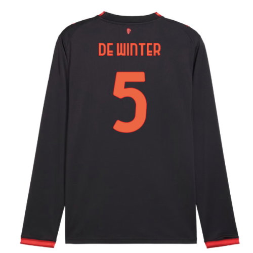 2026-2027 AC Milan Long Sleeve Third Shirt (De Winter 5)