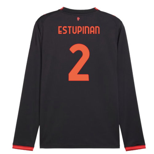 2026-2027 AC Milan Long Sleeve Third Shirt (Estupinan 2)