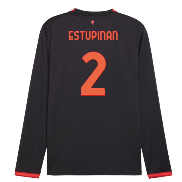 2026-2027 AC Milan Long Sleeve Third Shirt (Estupinan 2)