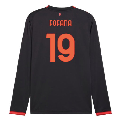 2026-2027 AC Milan Long Sleeve Third Shirt (Fofana 19)