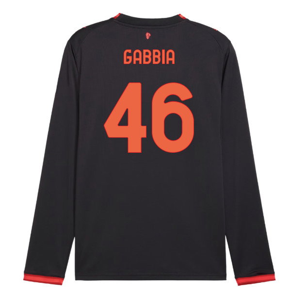 2026-2027 AC Milan Long Sleeve Third Shirt (Gabbia 46)