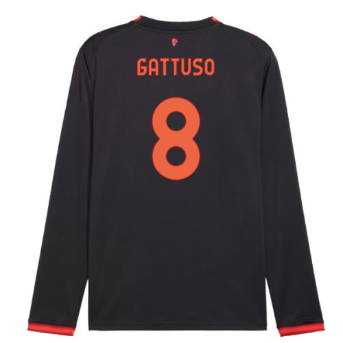 2026-2027 AC Milan Long Sleeve Third Shirt (Gattuso 8)