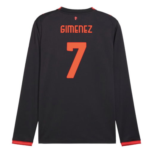 2026-2027 AC Milan Long Sleeve Third Shirt (Gimenez 7)
