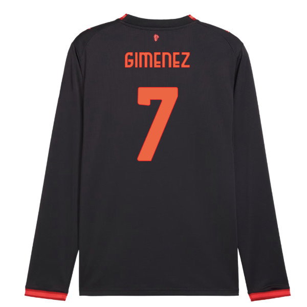 2026-2027 AC Milan Long Sleeve Third Shirt (Gimenez 7)