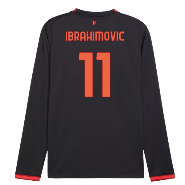 2026-2027 AC Milan Long Sleeve Third Shirt (Ibrahimovic 11)