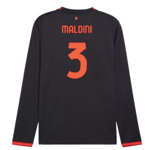 2026-2027 AC Milan Long Sleeve Third Shirt (Maldini 3)