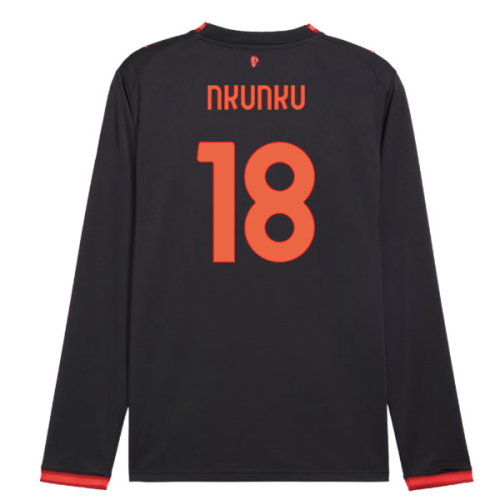 2026-2027 AC Milan Long Sleeve Third Shirt (Nkunku 18)
