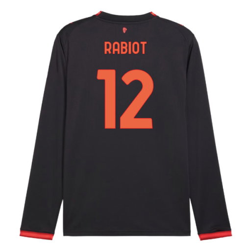 2026-2027 AC Milan Long Sleeve Third Shirt (Rabiot 12)