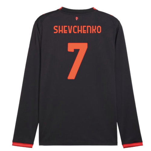 2026-2027 AC Milan Long Sleeve Third Shirt (Shevchenko 7)