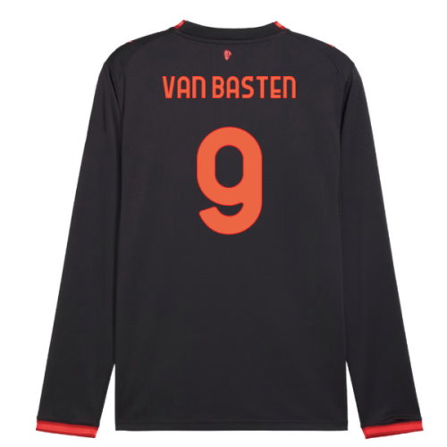 2026-2027 AC Milan Long Sleeve Third Shirt (Van Basten 9)
