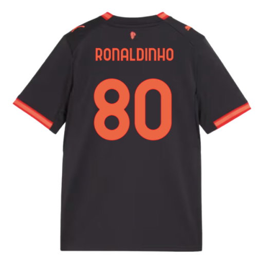 2026-2027 AC Milan Third Shirt (Kids) (Ronaldinho 80)
