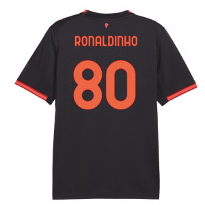 2026-2027 AC Milan Third Shirt (Ronaldinho 80)