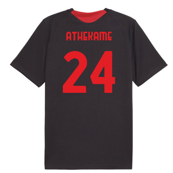 2026-2027 AC Milan Training Jersey (Flat Dark Gray) (Athekame 24)