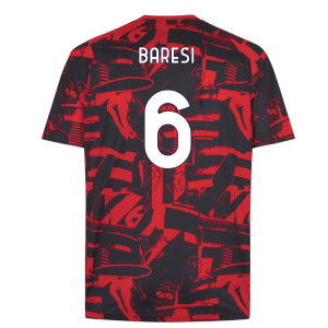 2026-2027 AC Milan Warm Up Jersey (Red) (Baresi 6)