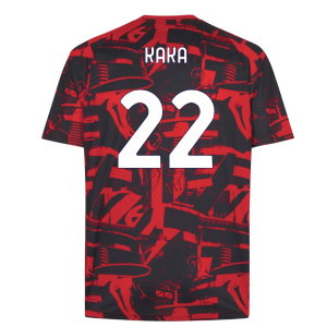 2026-2027 AC Milan Warm Up Jersey (Red) (Kaka 22)