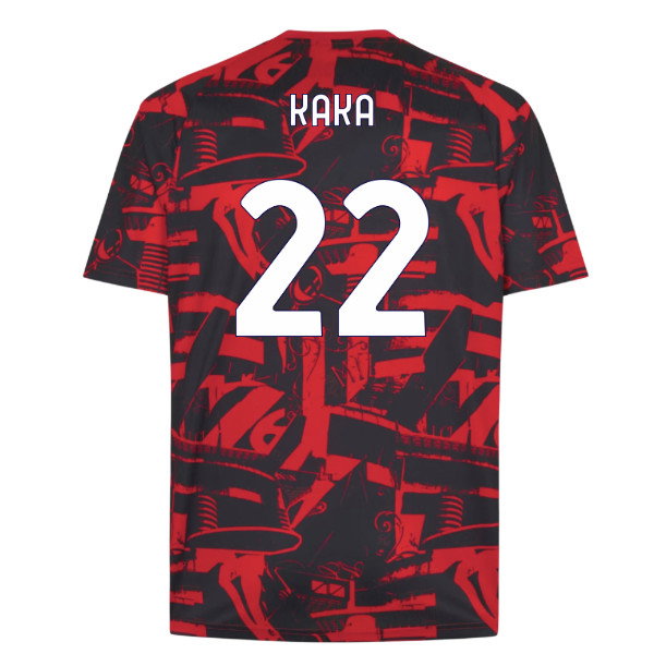 2026-2027 AC Milan Warm Up Jersey (Red) (Kaka 22)