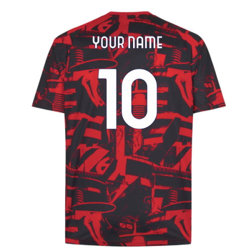 2026-2027 AC Milan Warm Up Jersey (Red) (Your Name)
