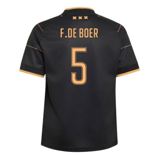 2026-2027 Ajax Away Shirt (Kids) (F.De Boer 5)