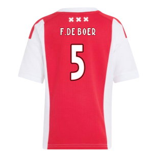 2026-2027 Ajax Home Little Boys Mini Kit (F.De Boer 5)