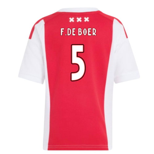 2026-2027 Ajax Home Little Boys Mini Kit (F.De Boer 5)
