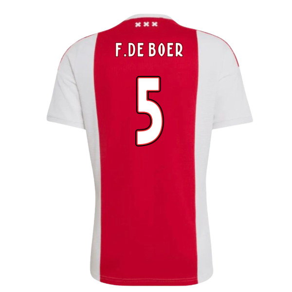 2026-2027 Ajax Home Shirt (Kids) (F.De Boer 5)