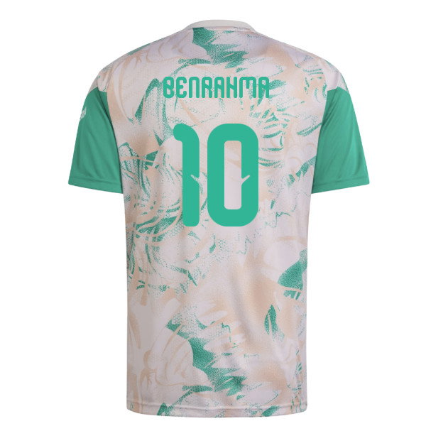 2026-2027 Algeria Home Pre-Match Shirt (Green) (Benrahma 10)