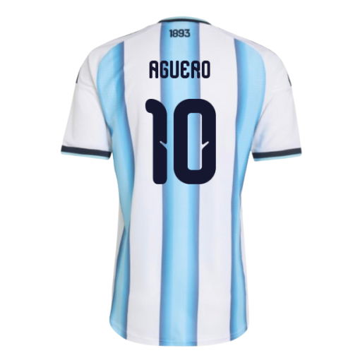 2026-2027 Argentina Authentic Home Shirt (Aguero 10)