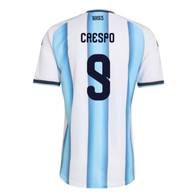 2026-2027 Argentina Authentic Home Shirt (Crespo 9)
