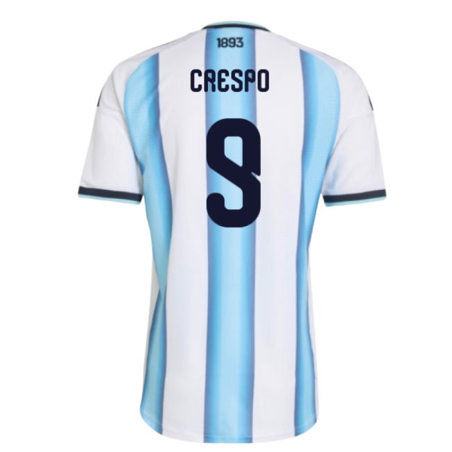 2026-2027 Argentina Authentic Home Shirt (Crespo 9)