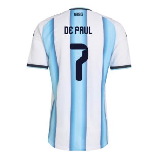 2026-2027 Argentina Authentic Home Shirt (De Paul 7)