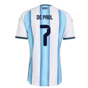 2026-2027 Argentina Authentic Home Shirt (De Paul 7)