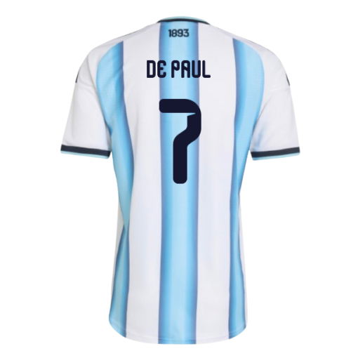 2026-2027 Argentina Authentic Home Shirt (De Paul 7)