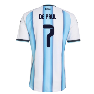 2026-2027 Argentina Authentic Home Shirt (De Paul 7)