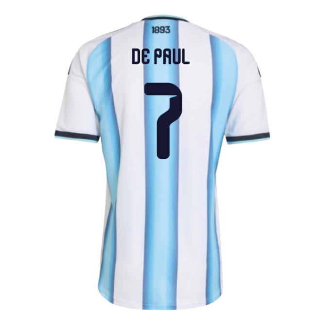 2026-2027 Argentina Authentic Home Shirt (De Paul 7)