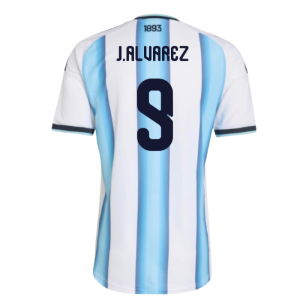 2026-2027 Argentina Authentic Home Shirt (J.Alvarez 9)