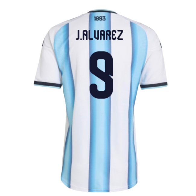 2026-2027 Argentina Authentic Home Shirt (J.Alvarez 9)